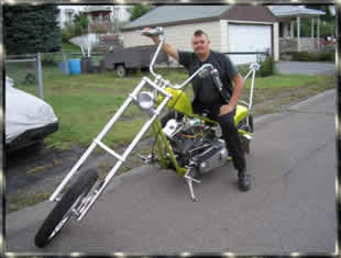 custom chopper shipping